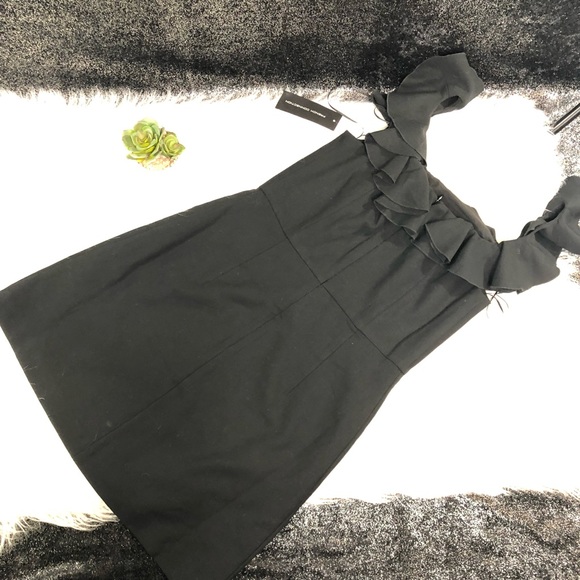 French Connection ruffle strap dress - Picture 2 of 8